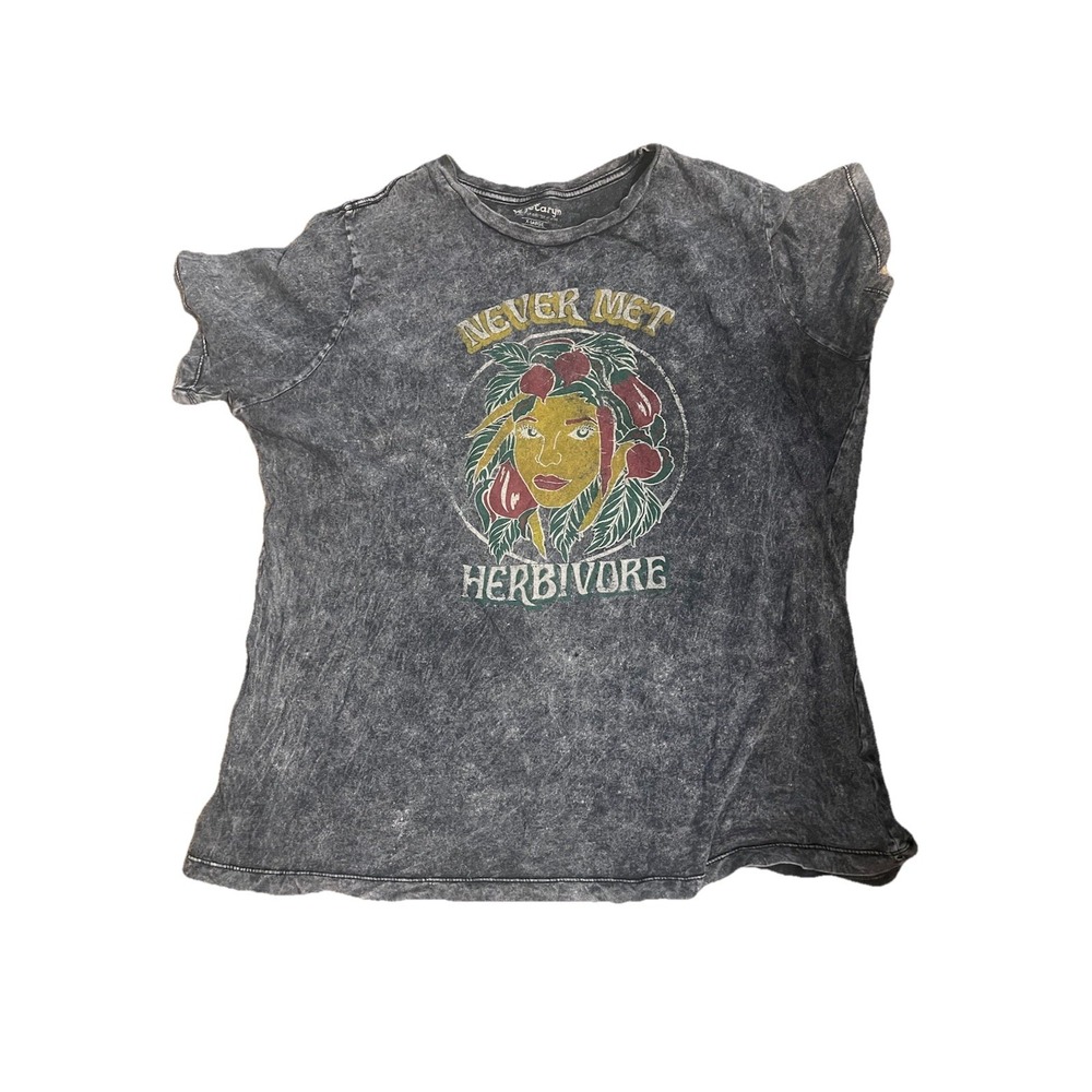 Herbivore T-shirt Vintage USA  Vegan Vegetarian Veggie Plant Based Shirt XL